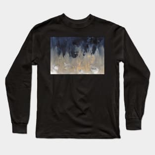 Black and cream Long Sleeve T-Shirt